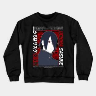 Uchiha Sasuke Mangekyo Sharingan Cool Art Crewneck Sweatshirt