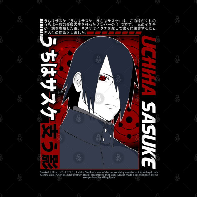 Uchiha Sasuke Mangekyo Sharingan Cool Art by Otaku Vibes