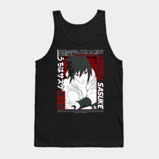 Sasuke Mangekyo and Rinnegan Eyes Tank Top