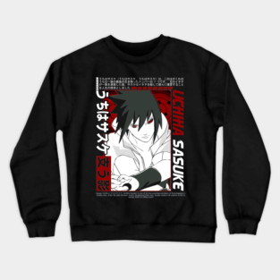 Sasuke Mangekyo and Rinnegan Eyes Crewneck Sweatshirt