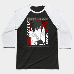 Sasuke Mangekyo and Rinnegan Eyes Baseball T-Shirt