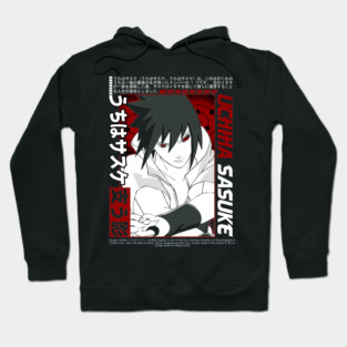 Sasuke Mangekyo and Rinnegan Eyes Hoodie