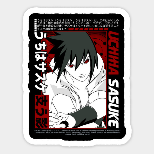 Sasuke Mangekyo and Rinnegan Eyes Magnet by Otaku Vibes
