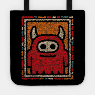 Minimalist Monster | The Shy Little Devil Tote