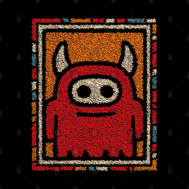 Minimalist Monster | The Shy Little Devil by TuncGK