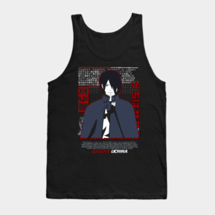 Shisui Uchiha Mangekyo Sharingan Art - Naruto Anime Tank Top