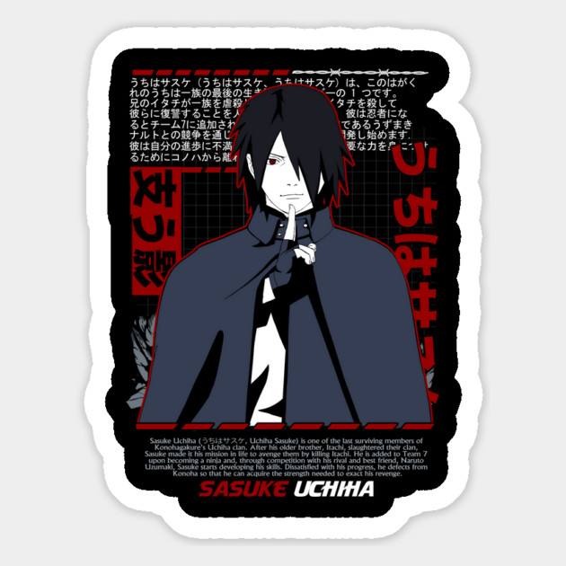 Shisui Uchiha Mangekyo Sharingan Art - Naruto Anime Magnet by Otaku Vibes