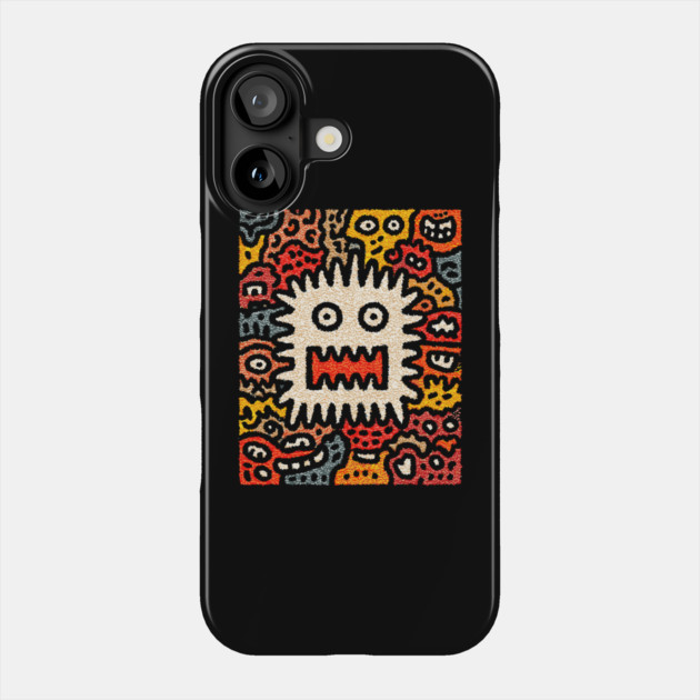 Primal Fear Monster | The Chaotic Abstract Creature Phone Case by TuncGK