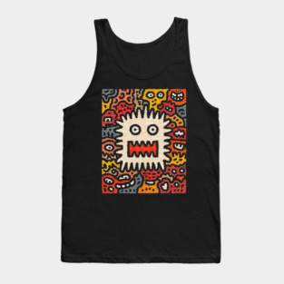 Primal Fear Monster | The Chaotic Abstract Creature Tank Top