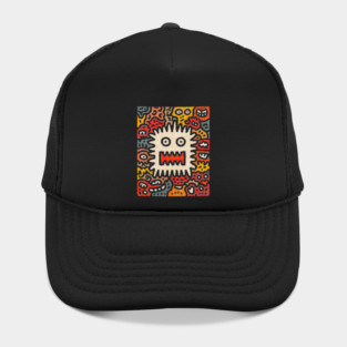 Primal Fear Monster | The Chaotic Abstract Creature Hat