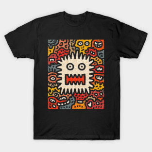 Primal Fear Monster | The Chaotic Abstract Creature T-Shirt