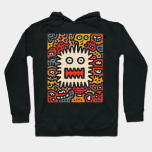 Primal Fear Monster | The Chaotic Abstract Creature Hoodie