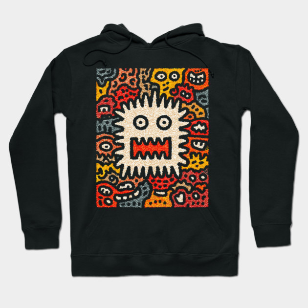 Primal Fear Monster | The Chaotic Abstract Creature Hoodie by TuncGK