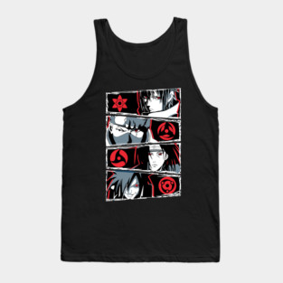 Uchiha Clan Sasuke Itachi and Madara Tank Top