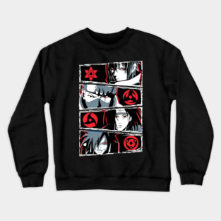 Uchiha Clan Sasuke Itachi and Madara Crewneck Sweatshirt