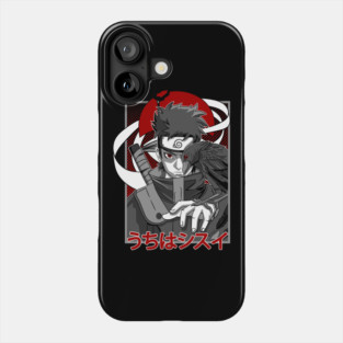 Shisui Uchiha Mangekyo Sharingan Art - Naruto Anime Phone Case