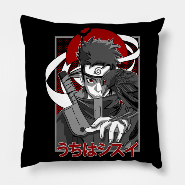 Shisui Uchiha Mangekyo Sharingan Art - Naruto Anime Pillow by Otaku Vibes