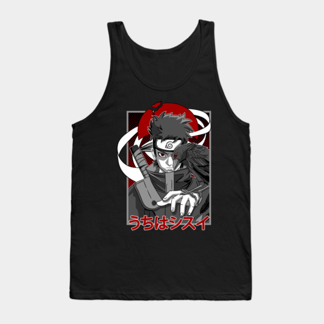 Shisui Uchiha Mangekyo Sharingan Art - Naruto Anime Tank Top by Otaku Vibes