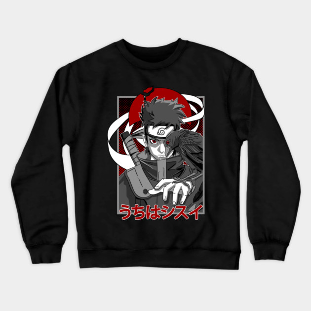 Shisui Uchiha Mangekyo Sharingan Art - Naruto Anime Crewneck Sweatshirt by Otaku Vibes