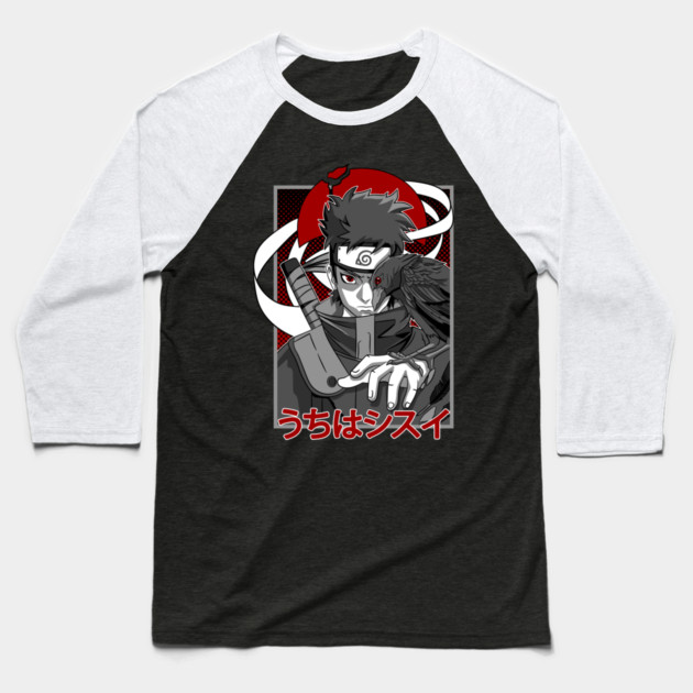 Shisui Uchiha Mangekyo Sharingan Art - Naruto Anime Baseball T-Shirt by Otaku Vibes