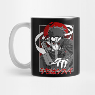 Shisui Uchiha Mangekyo Sharingan Art - Naruto Anime Mug