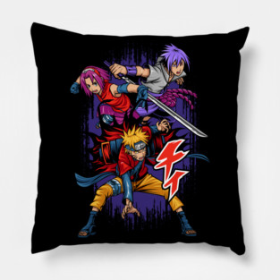 Team 7 Naruto Shippuden Dynamic Trio Pillow