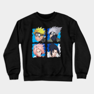 Naruto Team 7 Character Cool Art Crewneck Sweatshirt