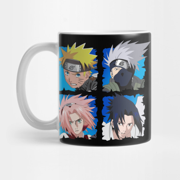 Naruto Team 7 Character Cool Art by Otaku Vibes