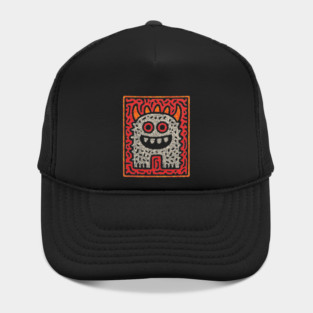 Street Art Monster | The Expressive Doodle Creature Hat