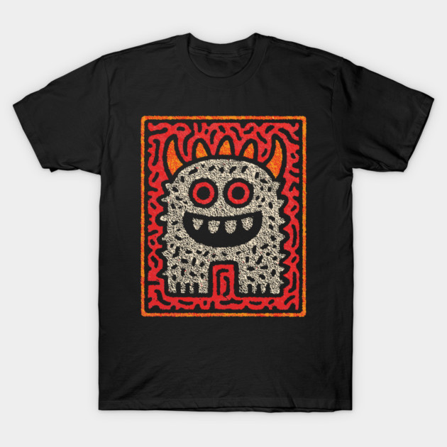 Street Art Monster | The Expressive Doodle Creature T-Shirt by TuncGK