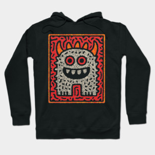 Street Art Monster | The Expressive Doodle Creature Hoodie