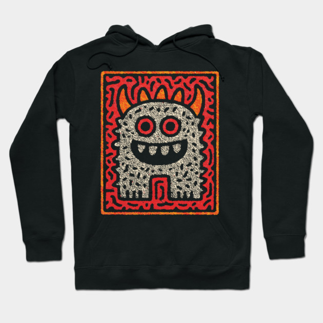 Street Art Monster | The Expressive Doodle Creature Hoodie by TuncGK