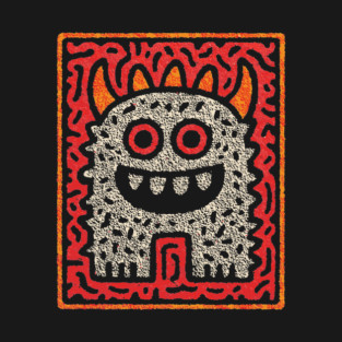Street Art Monster | The Expressive Doodle Creature T-Shirt