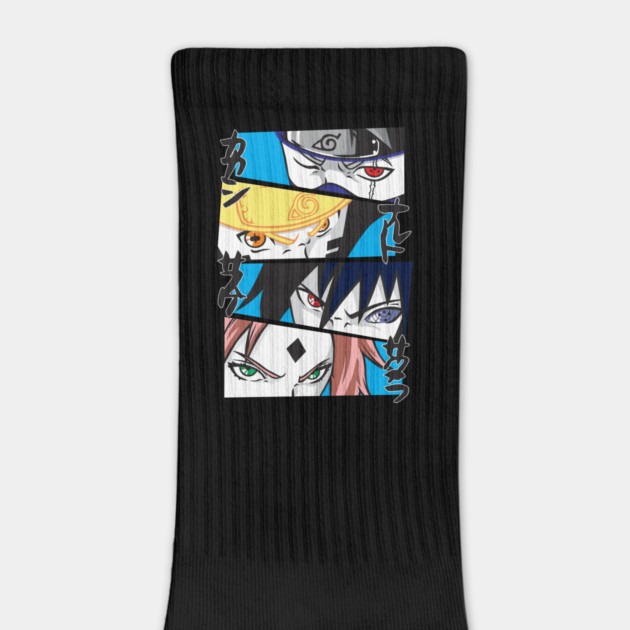 Naruto Team 7 Intense Eyes Panel by Otaku Vibes