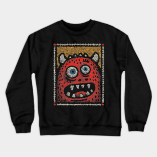 Manic Monster | The Wild-Eyed Gremlin Crewneck Sweatshirt