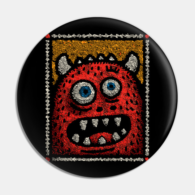 Manic Monster | The Wild-Eyed Gremlin Pin by TuncGK