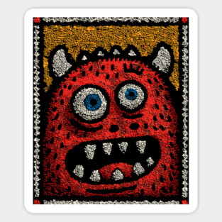 Manic Monster | The Wild-Eyed Gremlin Magnet