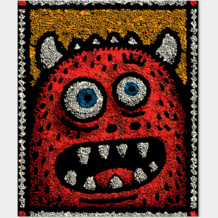 Manic Monster | The Wild-Eyed Gremlin Posters and Art