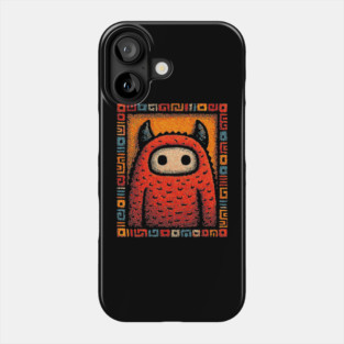 Geometric Monster | The Art Deco Guardian Phone Case