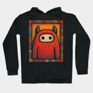 Geometric Monster | The Art Deco Guardian Hoodie