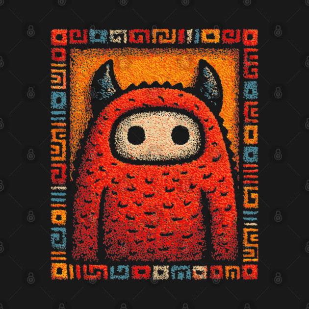 Geometric Monster | The Art Deco Guardian by TuncGK