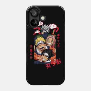 Happy Team 7 - Naruto Anime Phone Case