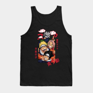 Happy Team 7 - Naruto Anime Tank Top