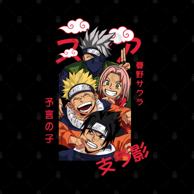 Happy Team 7 - Naruto Anime by Otaku Vibes