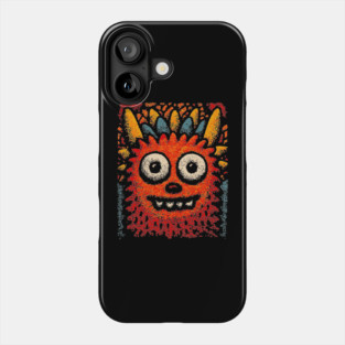 Goofy Toothy Monster | The Happy Little Beast Phone Case