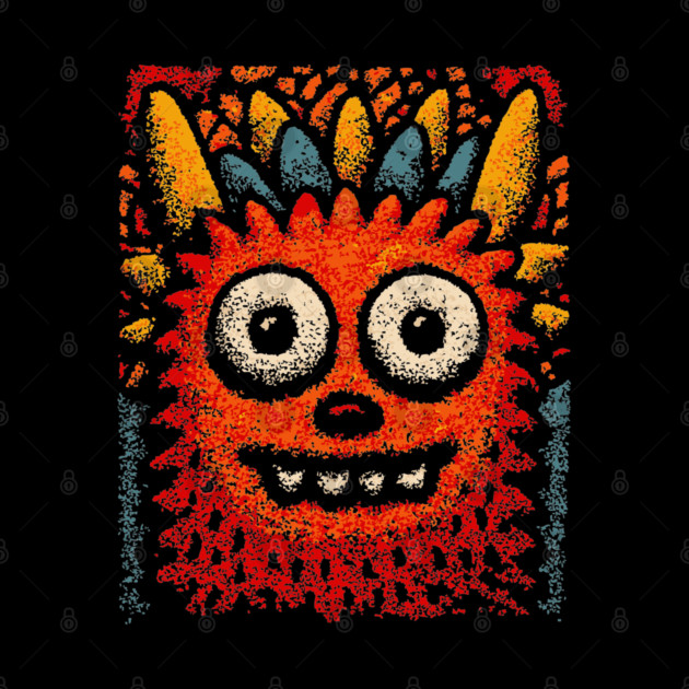 Goofy Toothy Monster | The Happy Little Beast by TuncGK