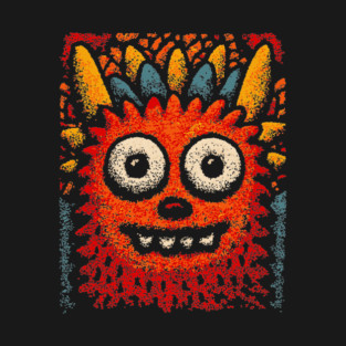 Goofy Toothy Monster | The Happy Little Beast T-Shirt