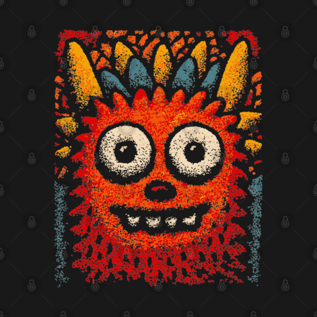 Goofy Toothy Monster | The Happy Little Beast by TuncGK