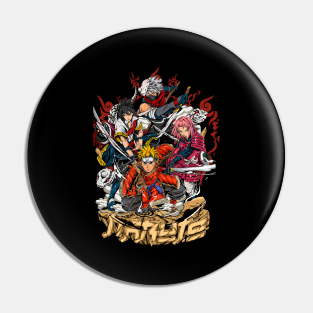 Team 7 Samurai Warriors - Naruto Anime Pin by Otaku Vibes