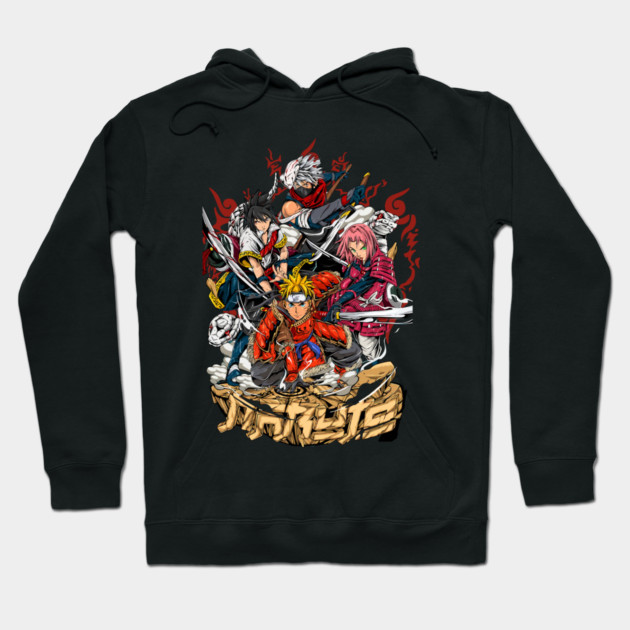 Team 7 Samurai Warriors - Naruto Anime Hoodie by Otaku Vibes